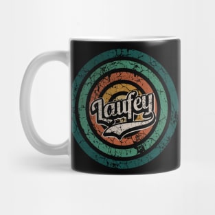 Laufey // Retro Circle Crack Vintage Mug